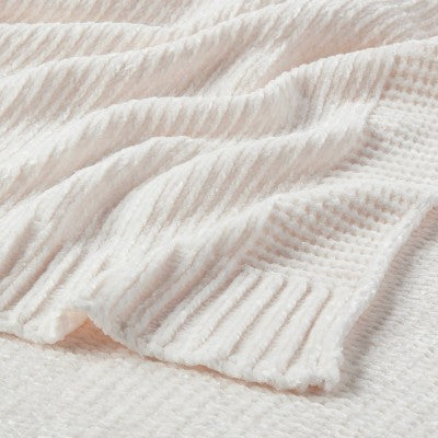  60"x80" Velvet Chenille Bed Throw - Threshold™