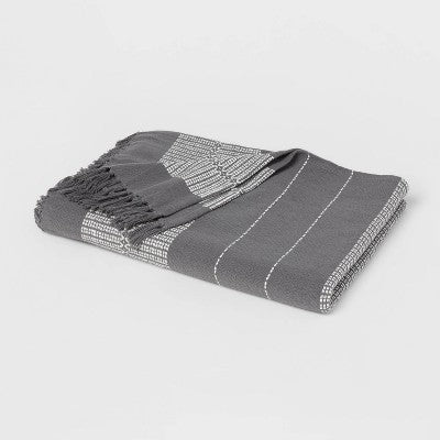  Global Fringed Oversized Throw Blanket - Threshold™