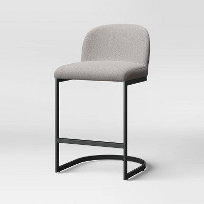  2pk Jules Cantilever Armless Upholstered Counter Height Barstool - Threshold™