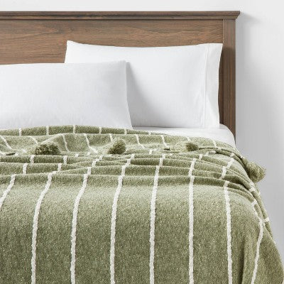  Tasseled Boucle Bed Throw - Threshold™