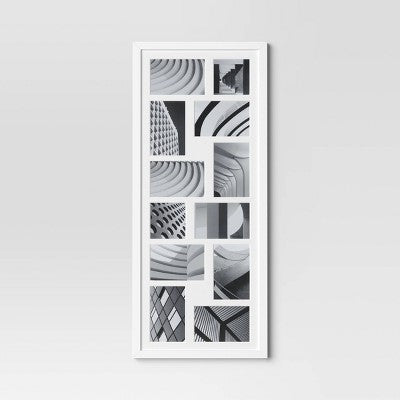  33"x14" Thin Collage Holds 12 Photo Frame - Threshold™