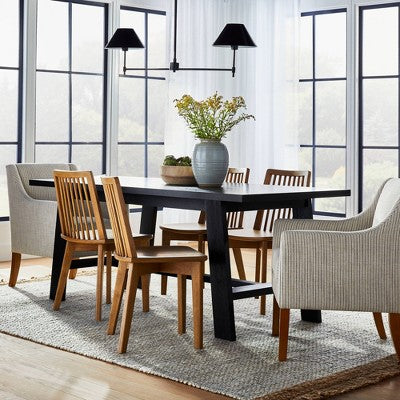  2pk Linden Modified Windsor Wood Dining Chair - Threshold™ Designed With Studio McGee