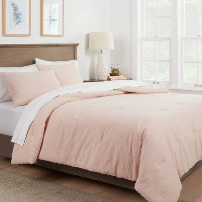  Simple Woven Stripe Comforter & Sham Set - Threshold™
