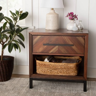  Multi Weave Banana Bark Folio Bin - Threshold™