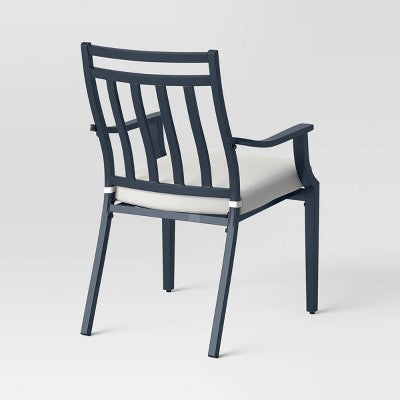  Fairmont 2pk Stationary Patio Dining Chairs, Outdoor Furniture - Linen - Threshold™