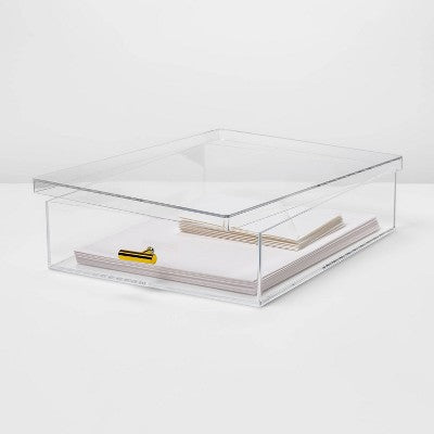  Acrylic Letter Size Box - Threshold™