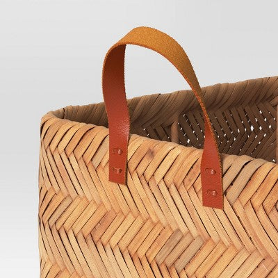  Herringbone Weave Cube Basket - Threshold™