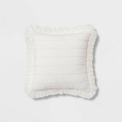  12pc Embroidered Fringe Stripe With Tassels Comforter & Sheet Bedding Set - Threshold™