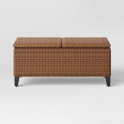  Brookfield Steel Wicker Folding Coffee Table - Threshold™