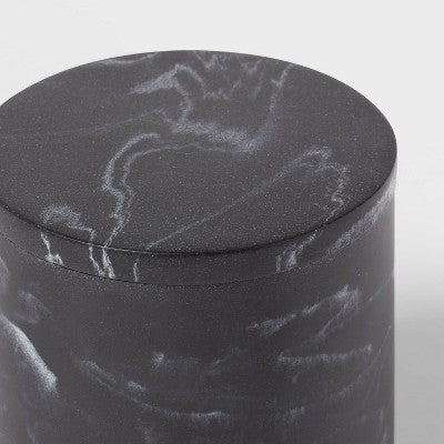  Marble Bath Canister Black - Threshold™