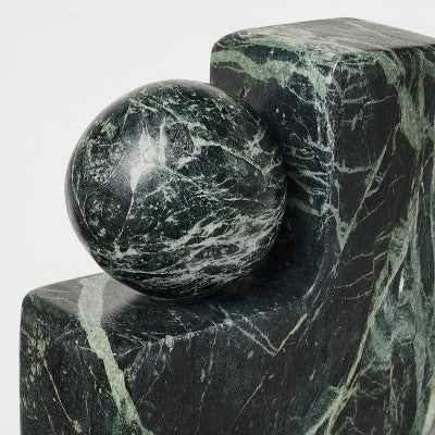  Set Of 2 Marble Bookends Green - Threshold™ Designed With Studio McGee