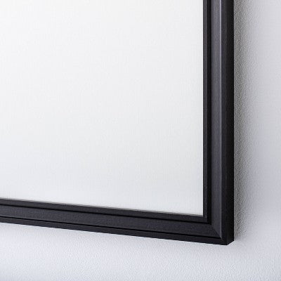  19.49" X 25.49" Matted To 8" X 10" Gallery Single Image Frame Black - Threshold™ Designed With Studio McGee