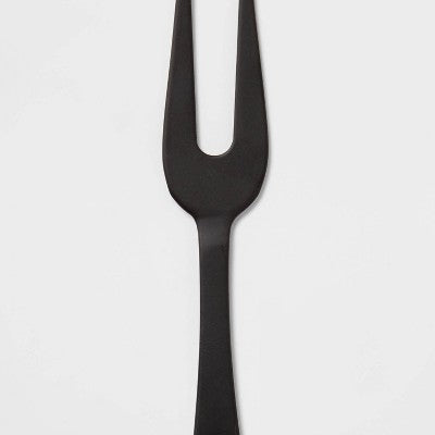 4pc Stainless Steel Cheese Knive Serving Set Black - Threshold™
