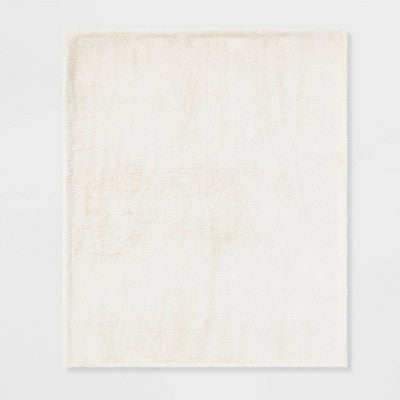  Faux Rabbit Fur Throw Blanket - Threshold™