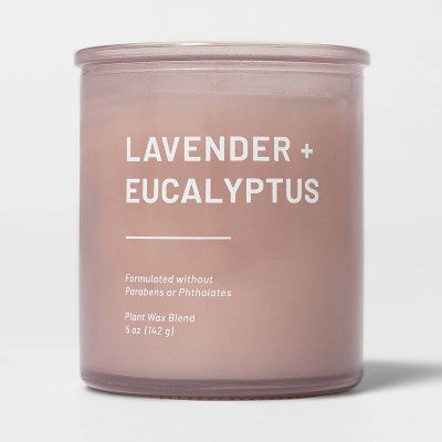  Glass Jar Lavender And Eucalyptus Candle - Threshold™