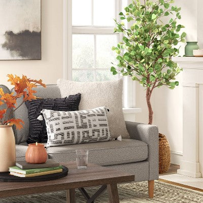  Oversized Modern Geometric Patterned Lumbar Throw Pillow - Threshold™