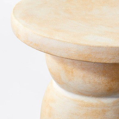  Montebello Shaped Ceramic Accent Table Light Brown - Threshold™ Designed With Studio McGee