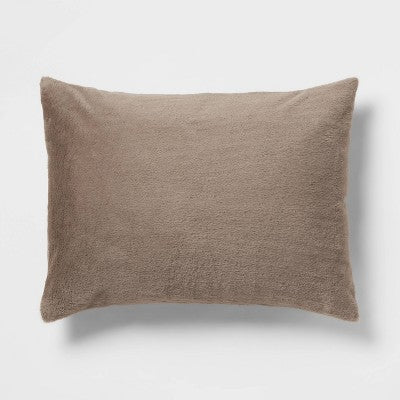  3pc Luxe Faux Fur Comforter And Sham Set - Threshold™