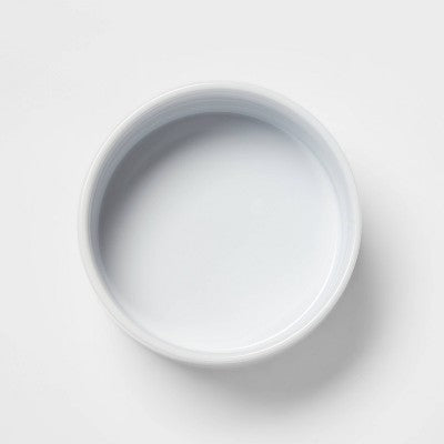  24oz Stoneware Stella Cereal Bowl White - Threshold™: Dishwasher & Microwave Safe, Solid Round Design, 5.4" Diameter