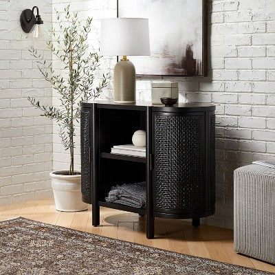  Portola Hills Caned Door Console With Shelves - Threshold™ Designed With Studio McGee