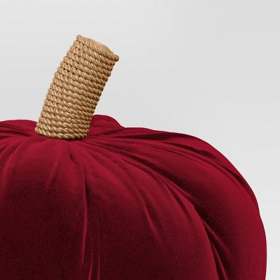  Shaped Velvet Pumpkin Throw Pillow - Threshold™