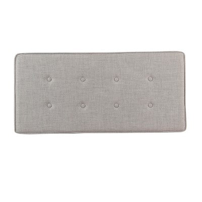  Shelton Tufted Top Storage Ottoman - Gray - Threshold™: Upholstered Rectangular Furniture With Lid