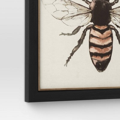  (3pk) 12" X 12" Bees Framed Wall Canvases - Threshold™