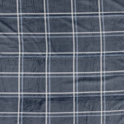  Printed Plush Throw With Faux Shearling Reverse - Threshold™