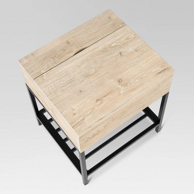  Loring End Table With Charging Station - Threshold™