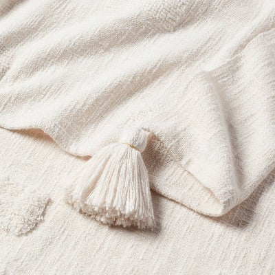 60"x80" Global Tufted Throw Blanket With Tassels - Threshold™