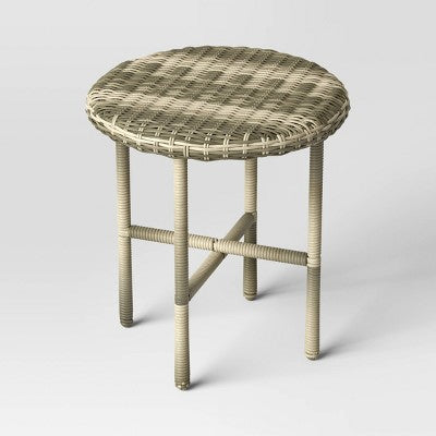  Tucker Wicker Patio Accent Table - Threshold™ Designed With Studio McGee