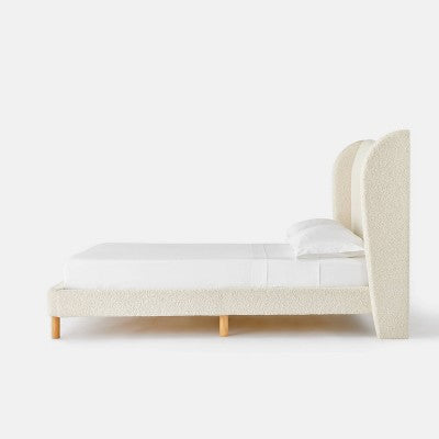  Kessler Bed In Cream Faux Shearling - Threshold™ Designed With Studio McGee