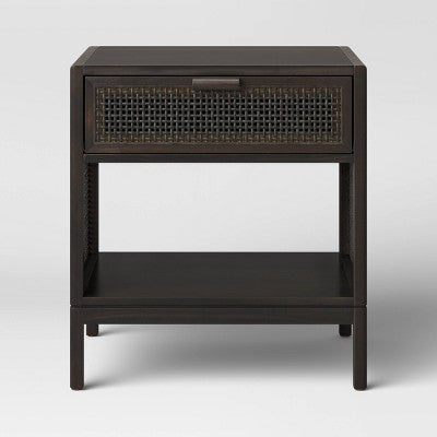  Minsmere Caned Accent Table With Drawer - Threshold™