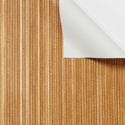  Grasscloth Wallpaper - Threshold™: Self-Adhesive Vinyl, Wood Grain, Removable, Stick On, Beige, 27.5 Sq Ft Coverage
