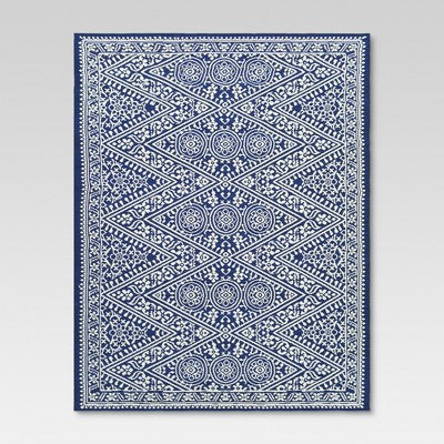  Tapestry Outdoor Rug Blue - Threshold
