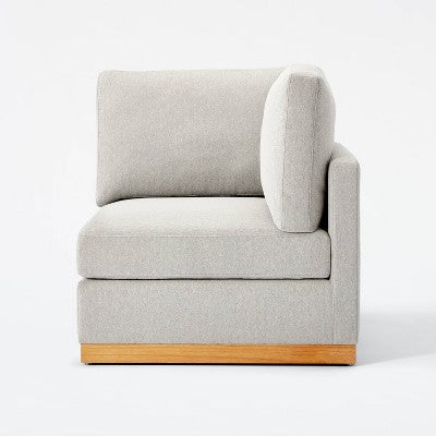  Woodland Hills Modular Sectional Corner Light Gray - Threshold™ Designed With Studio McGee
