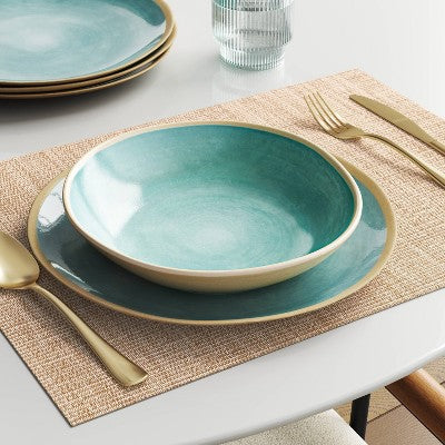  Coastal 36.5 Fl Oz Melamine Plastic Dinner Bowl Green - Threshold™