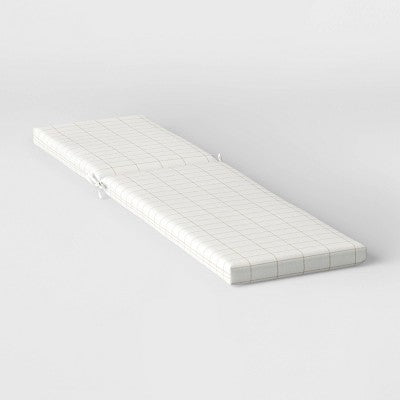  Woven Printed Outdoor Chaise Lounge Cushion - Threshold™