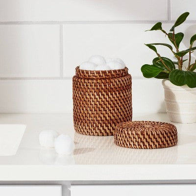  Rattan Canister Light Brown - Threshold™