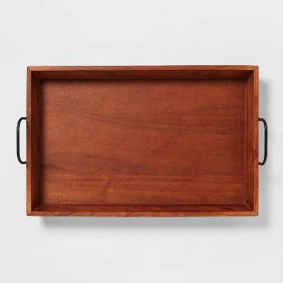  20" X 13" Wood Serving Tray - Threshold™
