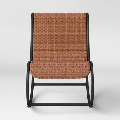  Wexler Wicker Rocking Chair - Black - Threshold™