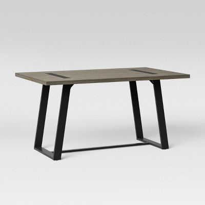  Brimfield Metal Base Dining Table - Threshold