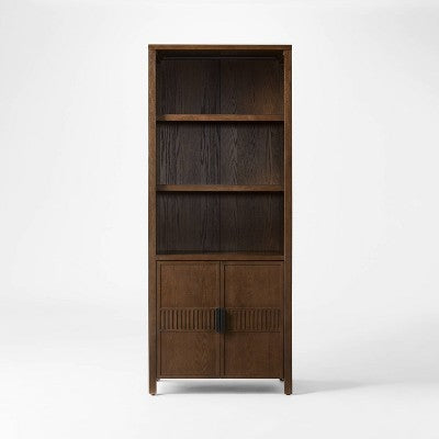  68.25" Dosinia Bookshelf Brown - Threshold™ Designed With Studio McGee