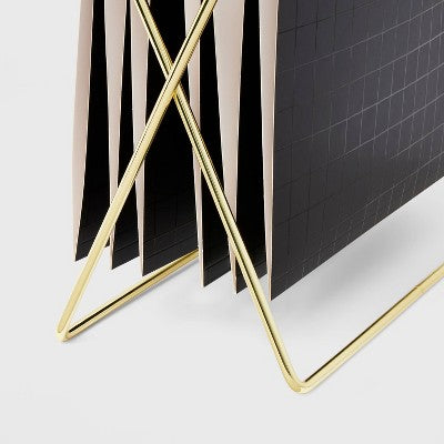  Tabletop Hanging File Holder Gold - Threshold™