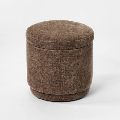  Swivel Storage Ottoman Brown - Threshold™ Designed With Studio McGee