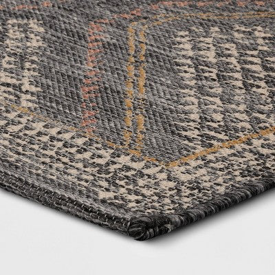 2'3"x3'9" Washable Tapestry Accent Rug Gray - Threshold™