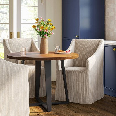  Replacement Slipcover Only For Sloped Arm Dining Chair - Threshold™