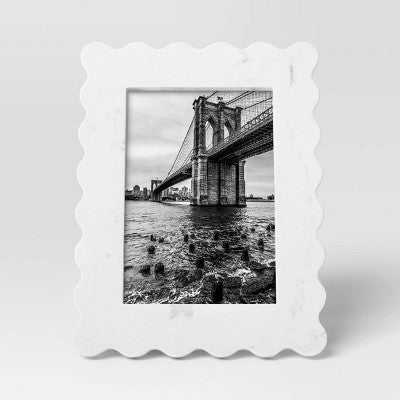  5"x7" Marble/Stone Table Picture Frame - Threshold™