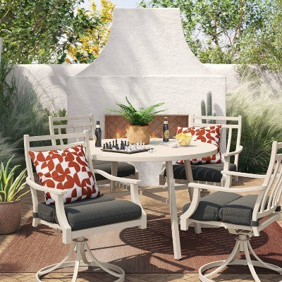  18"x20" Heathered Outdoor Chair Seat Cushion - Threshold™