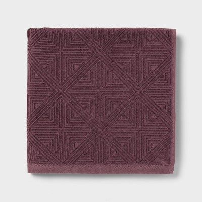  Luxe Lattice Towel Mauve - Threshold™